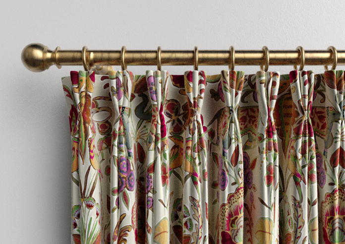 Bangalore Faux Silk, Maroon - Made to Measure Curtain - Image 11